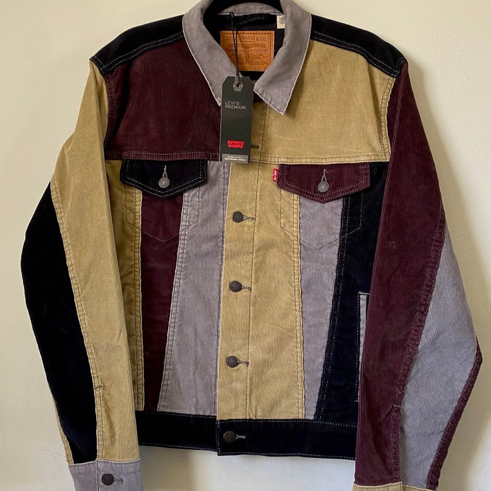 Levi's® Premium COLORBLOCK CORDUROY TRUCKER JACKET